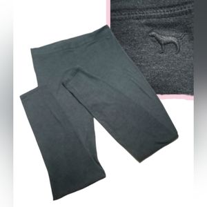 PINK VS | Charcoal Gray Yoga Leggings | Small